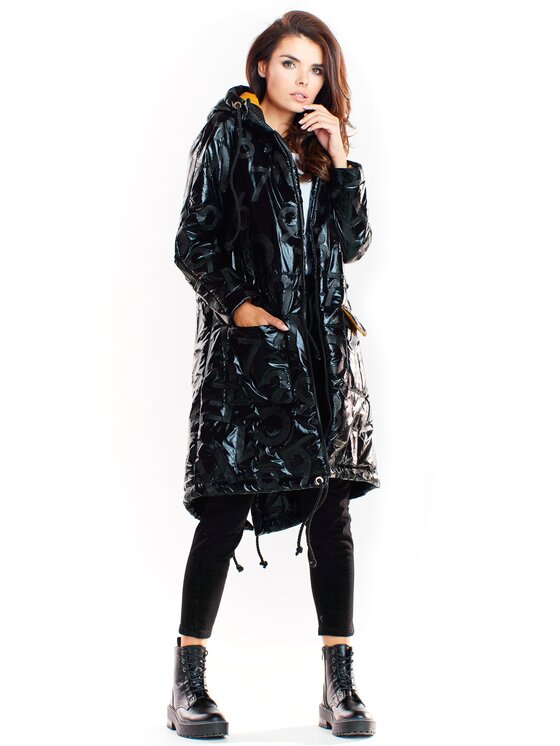 Awama Awama Giacca da donna A339 Nero Basic Fit