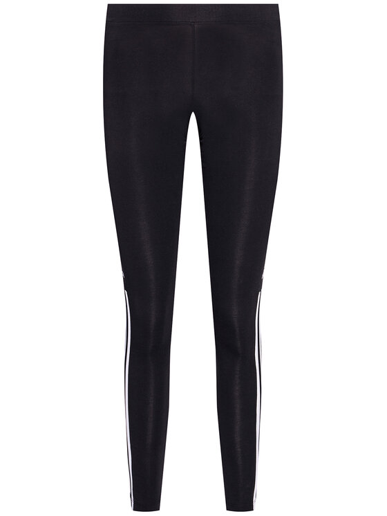 adidas adidas Legginsy Trefoil DV2636 Czarny Slim Fit