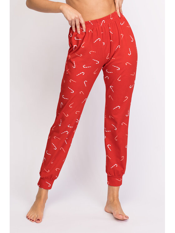 LaLupa LaLupa Piżama LA146 Czerwony Comfort Fit