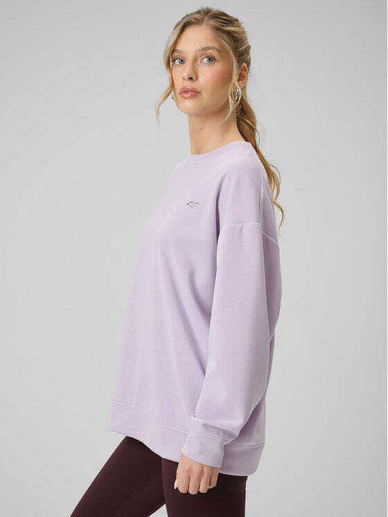 4F 4F Bluza EVERYWEAR Fioletowy jasny Regular Fit