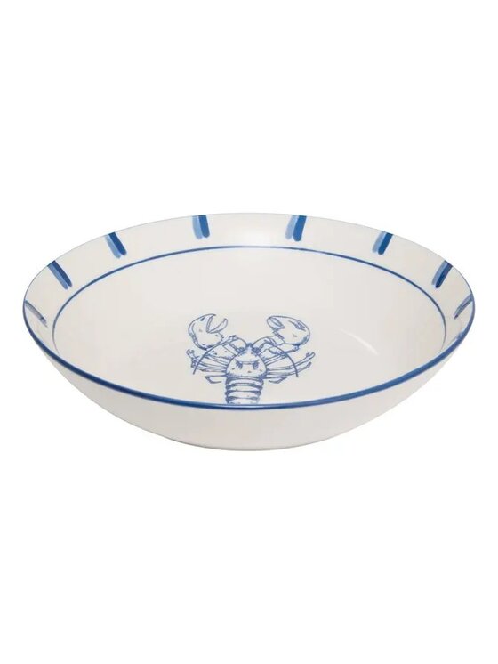 MIAhome MIAhome Komplet talerzy 6 szt. porcelanowych głębokich Oceania Biały