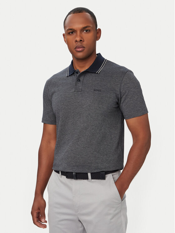 BOSS Boss Polokošile Peoxfordnew 50507814 Tmavomodrá Relaxed Fit