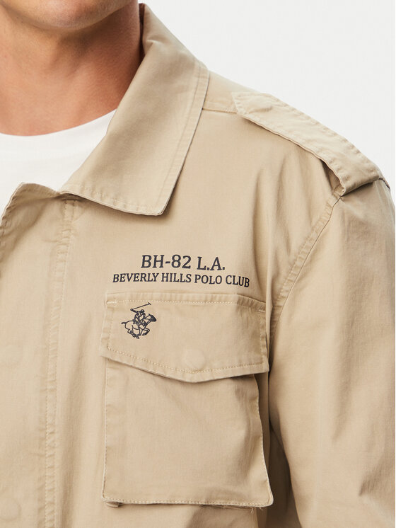 Beverly Hills Polo Club Beverly Hills Polo Club Преходно яке P-SS26M-JK0197 Бежов Regular Fit