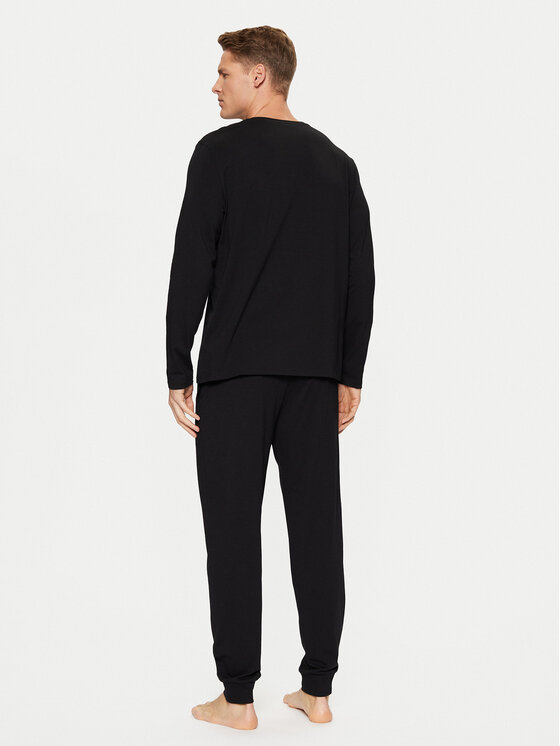 BOSS BOSS Pidžama LNY 50514892 Melns Regular Fit