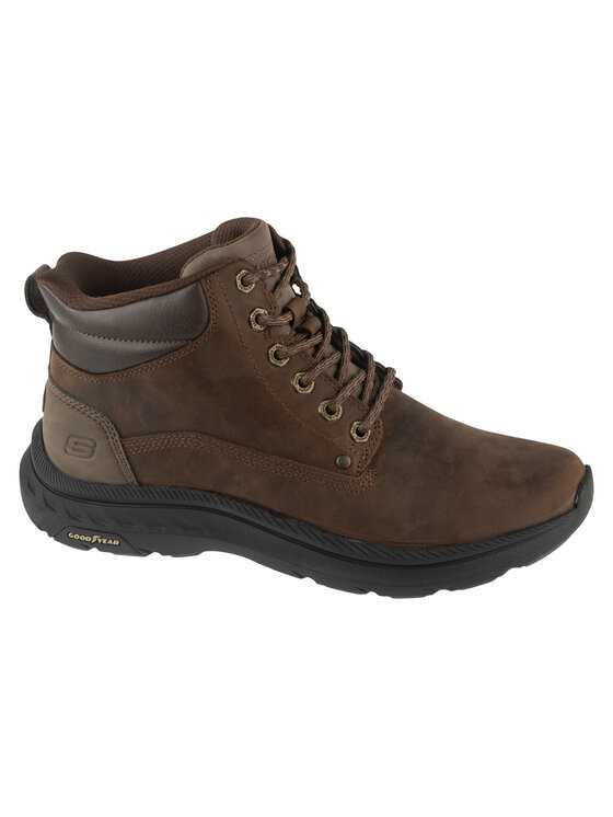 Skechers Skechers Trzewiki Slip-Ins: Pollard - Waylon Brązowy