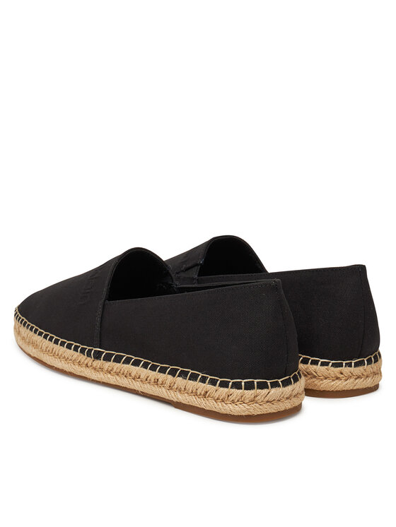 Calvin Klein Calvin Klein Espadrilky Espadrille Cv Logo HM0HM01808 Černá