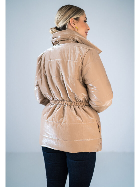 FIGL FIGLFIGL Giubbotto invernale M933 Beige Regular Fit