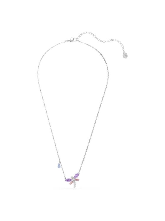 Swarovski Swarovski Naszyjnik Dragonfly Ariana Grande 5737383 Srebrny