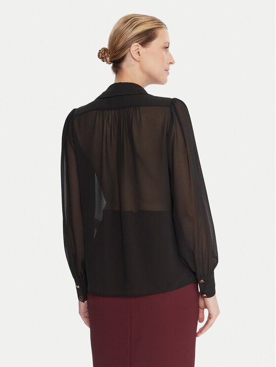 Elisabetta Franchi Elisabetta Franchi Blúzka CA-133-57E2-V400 Čierna Regular Fit