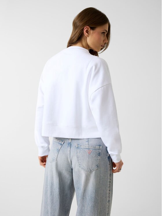 Guess Jeans Guess Jeans Bluza 181315 Biały Classic Fit