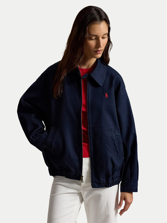 Polo Ralph Lauren Polo Ralph Lauren Μπουφάν μεταβατικό 211A96311002 Σκούρο μπλε Oversize