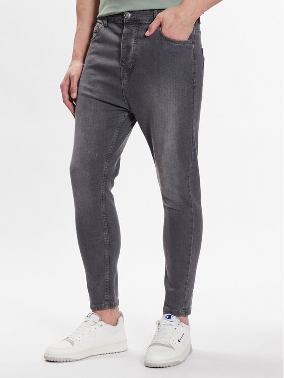 Brave Soul Jeans hlače MJN-MADISONCROPG Siva Skinny Fit