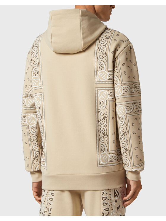 PHILIPP PLEIN PHILIPP PLEIN Mikina 2267 Béžová Regular Fit