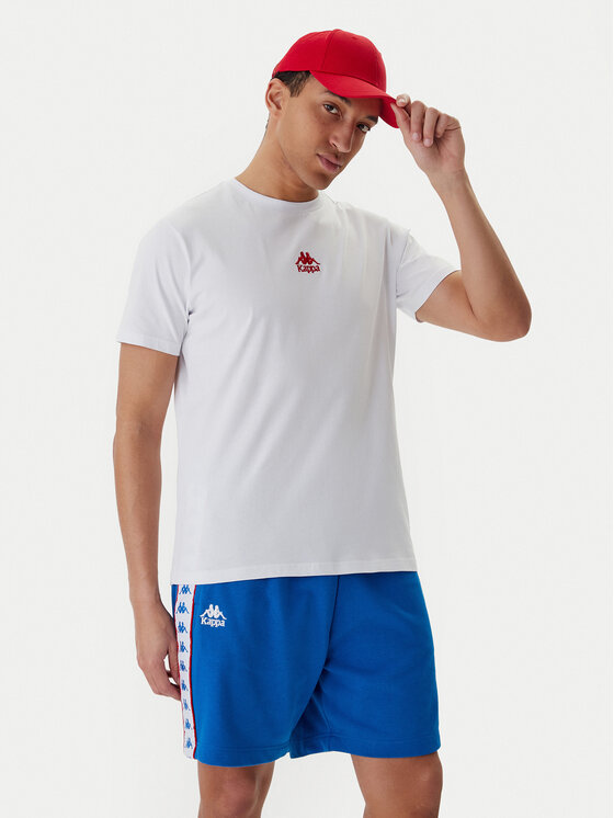 Kappa Kappa T-Shirt 382J2QW Bílá Regular Fit