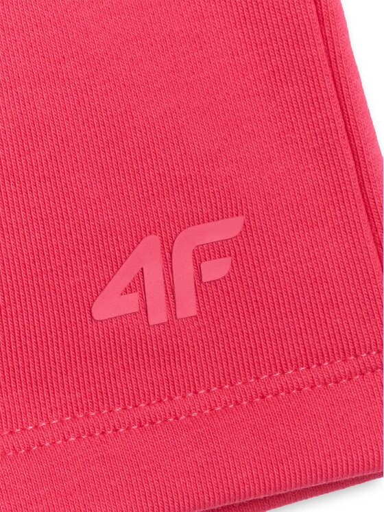 4F 4F Szorty sportowe THE COLOR'S ENERGY Różowy ciemny Loose Fit
