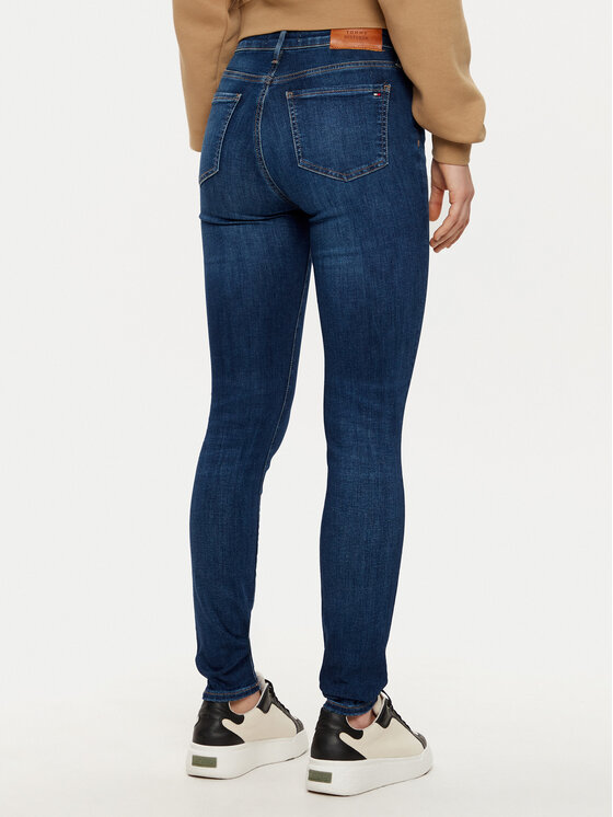 Tommy Hilfiger Tommy Hilfiger Τζιν WW0WW45010 Σκούρο μπλε Slim Fit