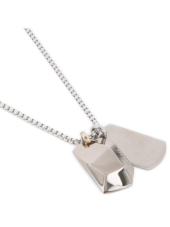 Diesel Diesel Collana DX1143040 Argento