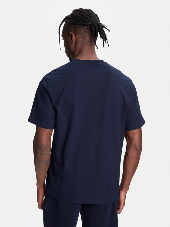 United Colors Of Benetton United Colors Of Benetton Тишърт 3MI6U109O Тъмносин Oversize