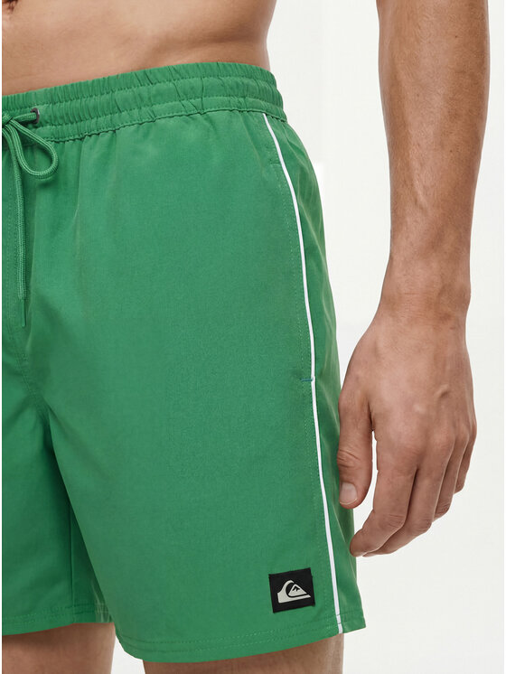 Quiksilver Quiksilver Pantaloni scurți pentru înot Stretch Piped Volley 16 EQYJV04211 Verde Regular Fit