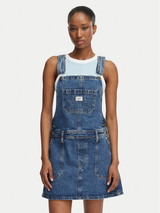Guess Jeans Guess Jeans Farmer ruha W6GK25 D5M4O Kék Regular Fit