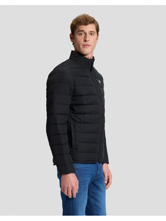 Lee Lee Kurtka puchowa STAND COLLAR PUFFER Czarny Regular Fit