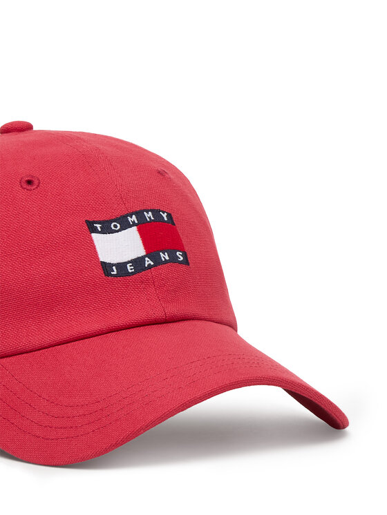 Tommy Jeans Tommy Jeans Kepurė su snapeliu AW0AW18360 Koralų