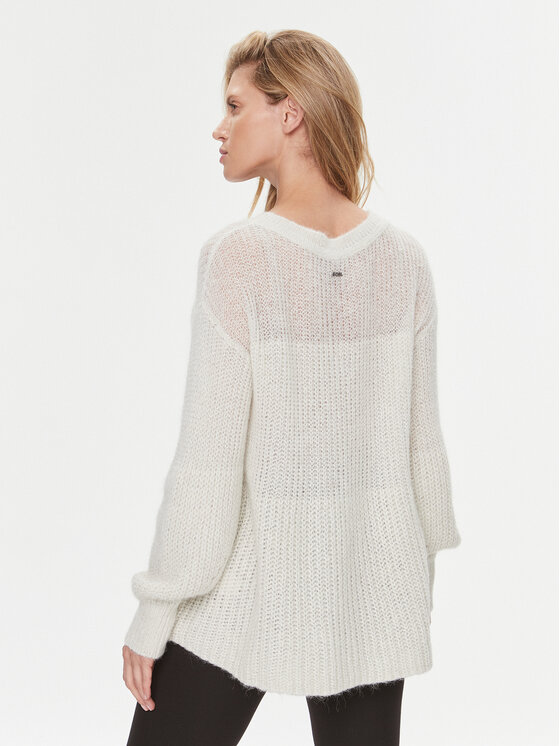 BOSS Boss Пуловер Fuoline 50493836 Екрю Regular Fit