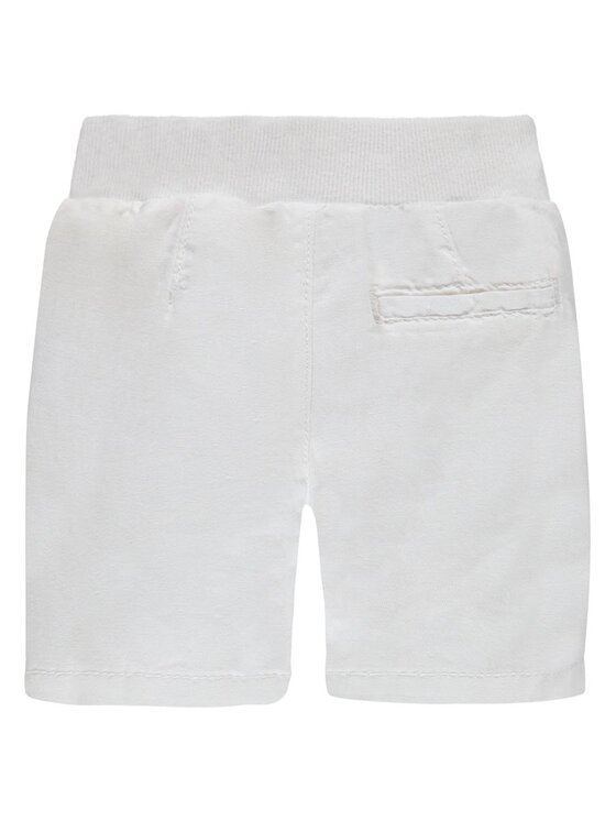 Kanz Kanz Szorty materiałowe 1712915-1000 Biały Basic Fit