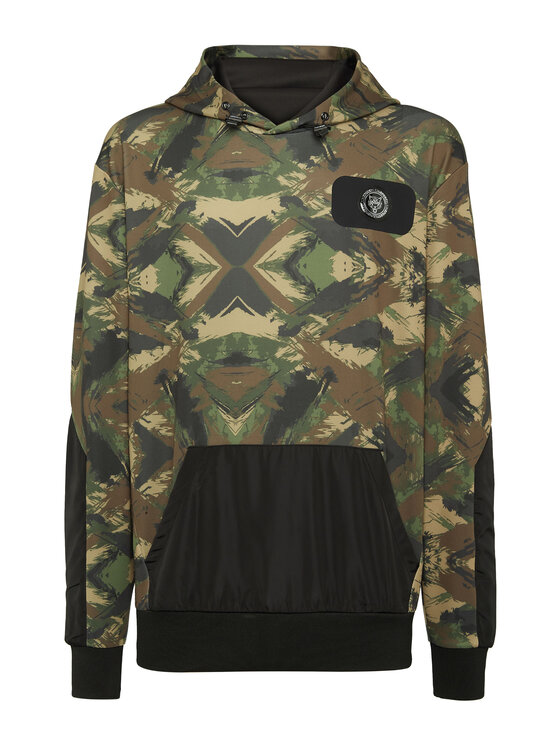 Plein Sport Plein Sport Bluza 7847 Czarny Regular Fit