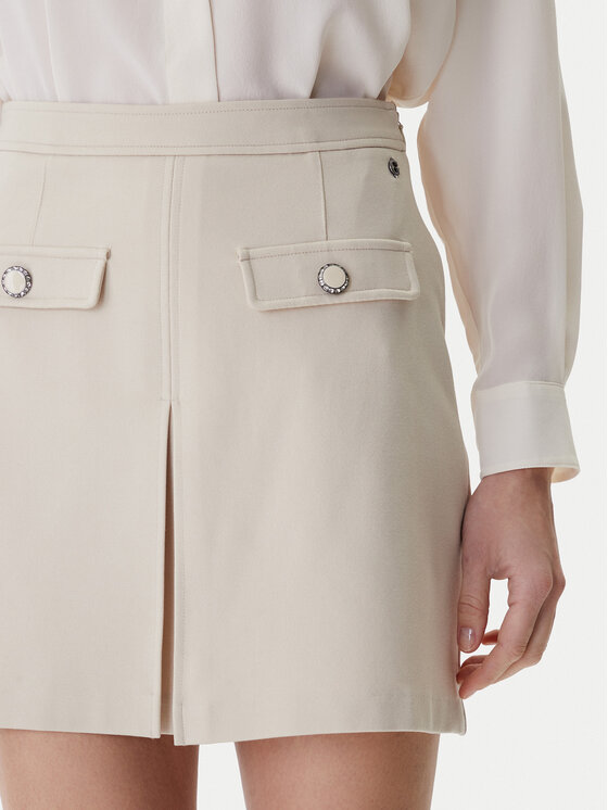 Guess Guess Minigonna W6RD57 KCMU2 Beige Classic Fit