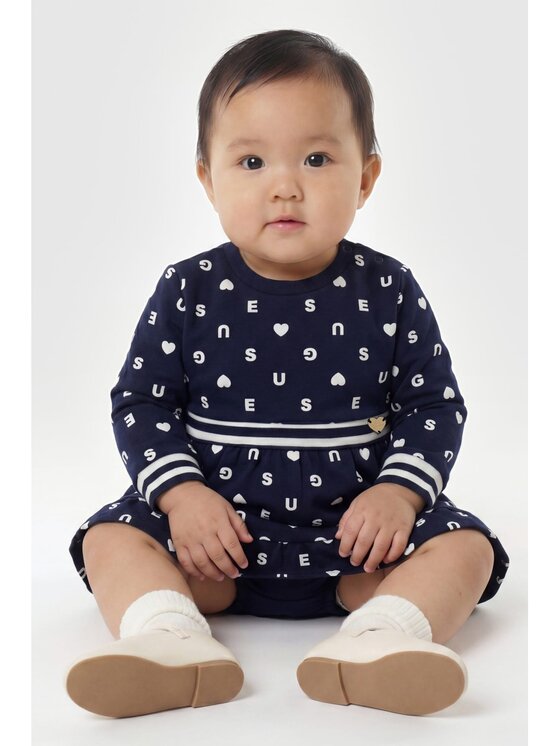 Guess Kids Guess Kids Sukienka codzienna 183604 Niebieski Classic Fit