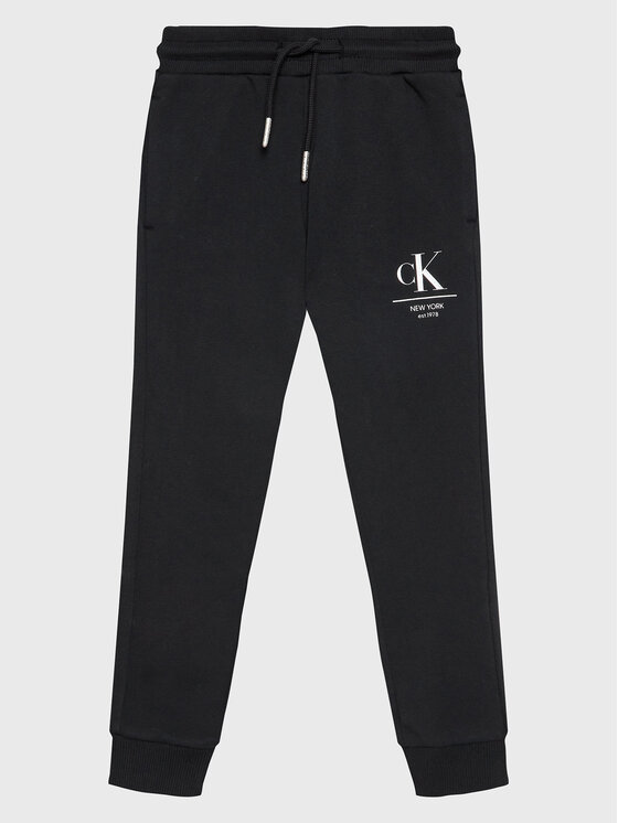 Calvin Klein Jeans Jogginghose Foil Logo Future Ig0ig01696 Schwarz