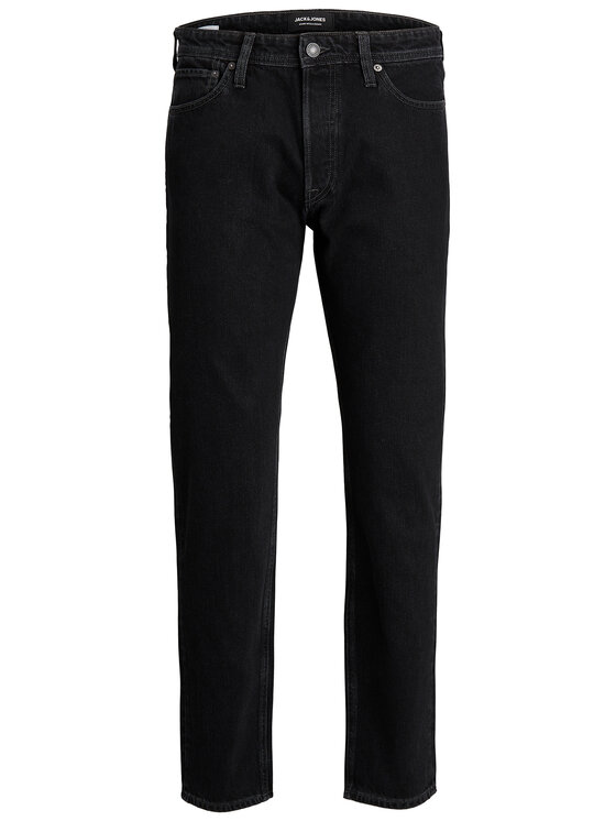Jack & Jones Jack & Jones Jeansy Chris 12168656 Černá Relaxed Fit