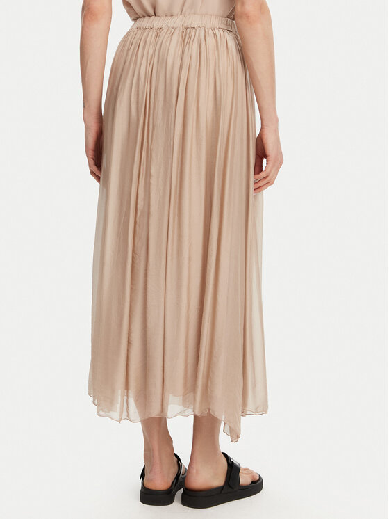ViCOLO ViCOLO Gonna midi TD0022 Beige Regular Fit