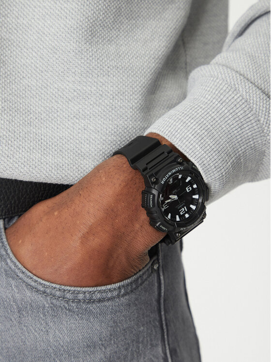Casio Casio Uhr Solar AQ-S810W-1AVEF Schwarz