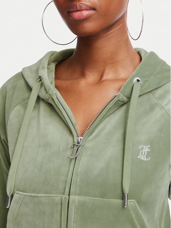 Juicy Couture Juicy Couture Sweatshirt Madison  JCWA122001 Dunkelgrün Slim Fit