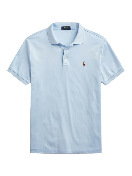 Polo Ralph Lauren Polo Ralph Lauren Поло 710713130005 Голубий Slim Fit