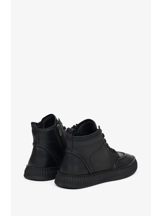 Estro Estro Μποτάκια ER00112020 Μαύρο