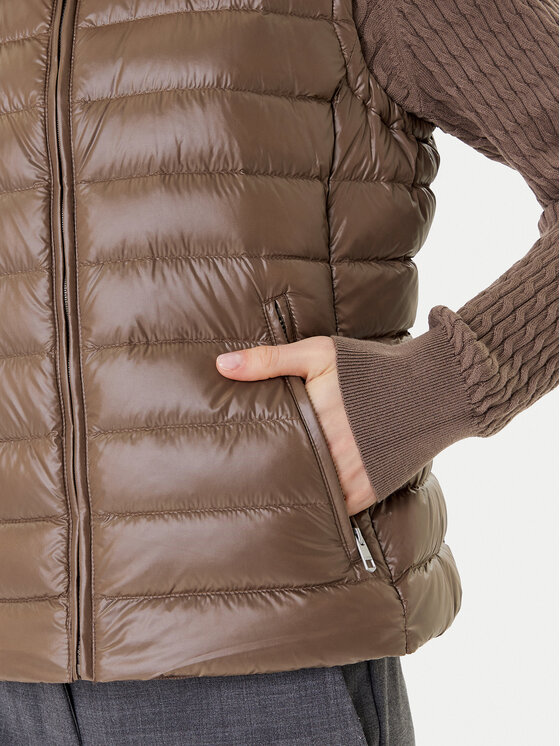 Tommy Hilfiger Tommy Hilfiger Sportski prsluk WW0WW45499 Smeđa Regular Fit