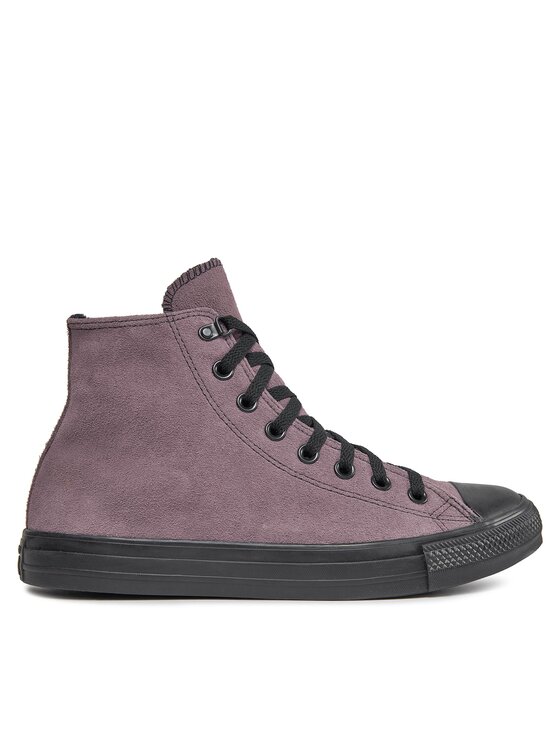 Converse rosa clearance grau