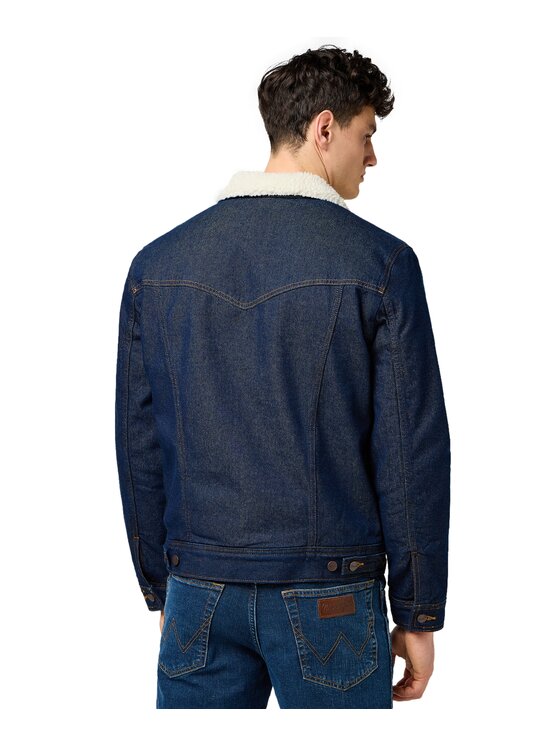 Wrangler Wrangler Giacca di jeans 112371364 Blu Regular Fit