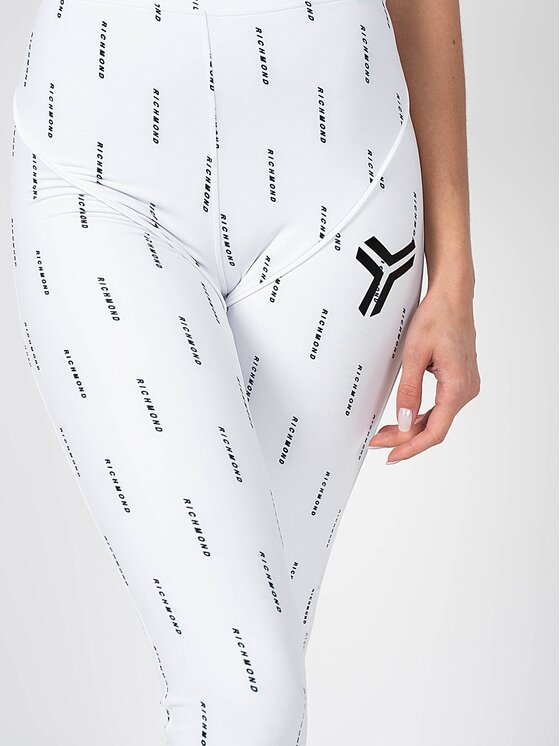 John Richmond John Richmond Leggings UWA22011LE Bianco Skinny Fit