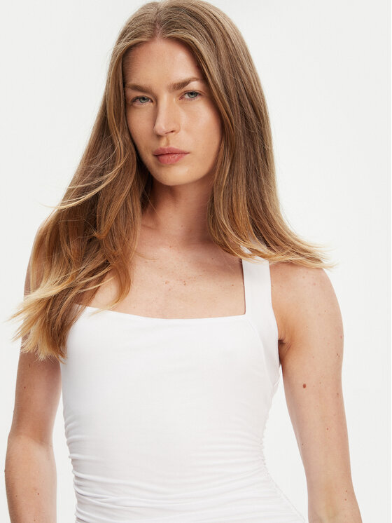 Guess Guess Top W5YP28 KACM2 Biały Regular Fit