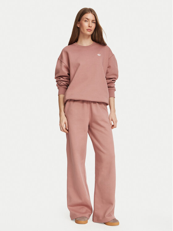 adidas adidas Παντελόνι φόρμας Essentias LL0411 Καφέ Wide Leg