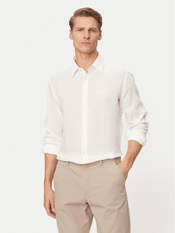 BOSS BOSS Košulja Relegant 50567579 Bijela Regular Fit