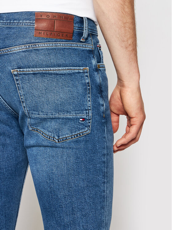 Tommy Hilfiger Tommy Hilfiger Džinsai Denton MW0MW15603 Mėlyna Straight Fit