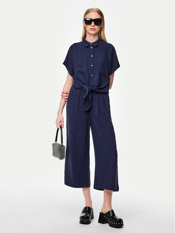 Pieces Pieces Culottes Vinsty 17124361 Dunkelblau Wide Leg