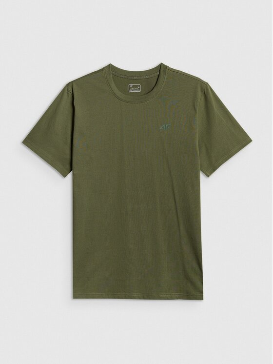 4F 4F T-shirt 4FRSS26TTSHM4261-44S Verde Regular Fit