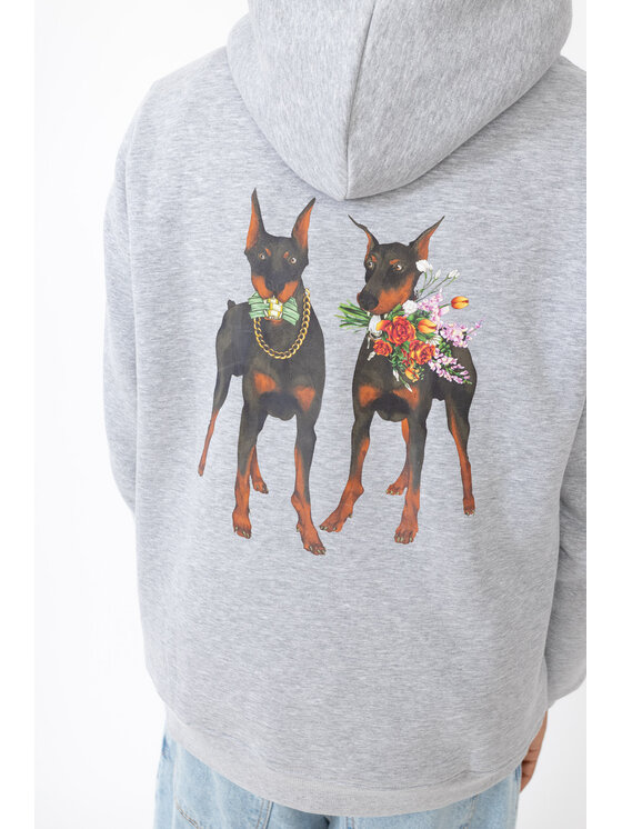 Kamuflage Kamuflage Bluza DOBER$$$ Szary Comfort Fit