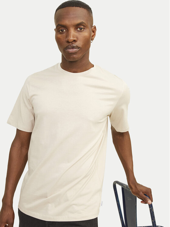 Jack & Jones Jack & Jones Póló Oragnic Basic 12156101 Bézs Regular Fit
